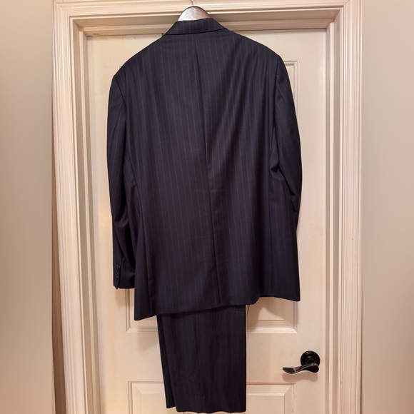 Ralph Lauren 100% Wool Men's Navy Pinstripe Suit - Picture 7 of 16